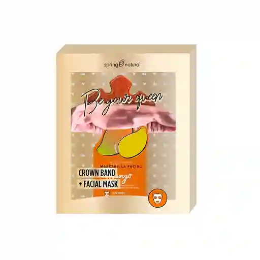 Mascarilla Facial Mango X1 + Diadema Tipo Corena X1