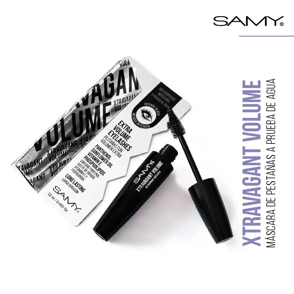 Samy Mascara De Pestanas Xtravagrant Volume Waterproof 12 Ml
