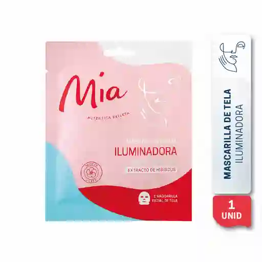 Mia Mascarilla Facial De Tela Todo Tipo De Piel X1