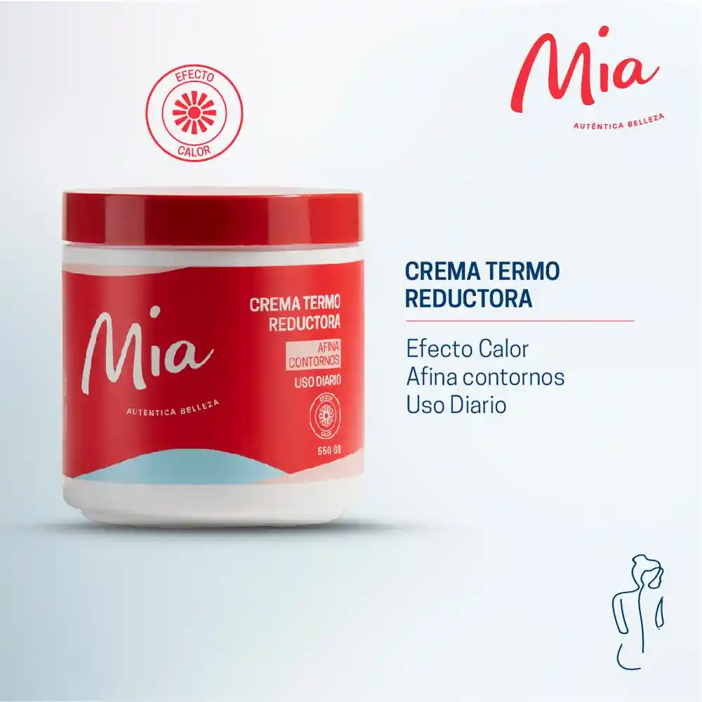 Mia Crema Termoreductora 550 Ml