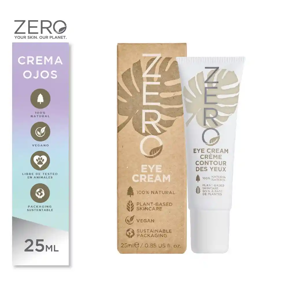Skin Academy Zero Crema Contornos De Ojos Nutritiva 100% Natural 50 Ml