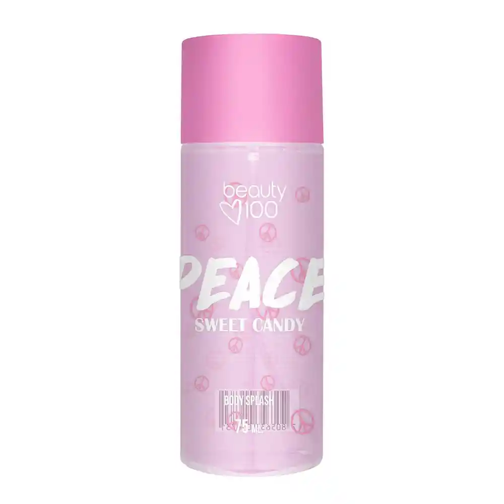 Beauty 100 Body Splash Peace Sweet Candy 75ml