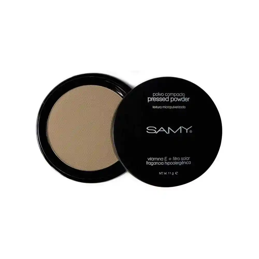 Pressed Powder Polvo Compacto Sin Espejo Aceituna