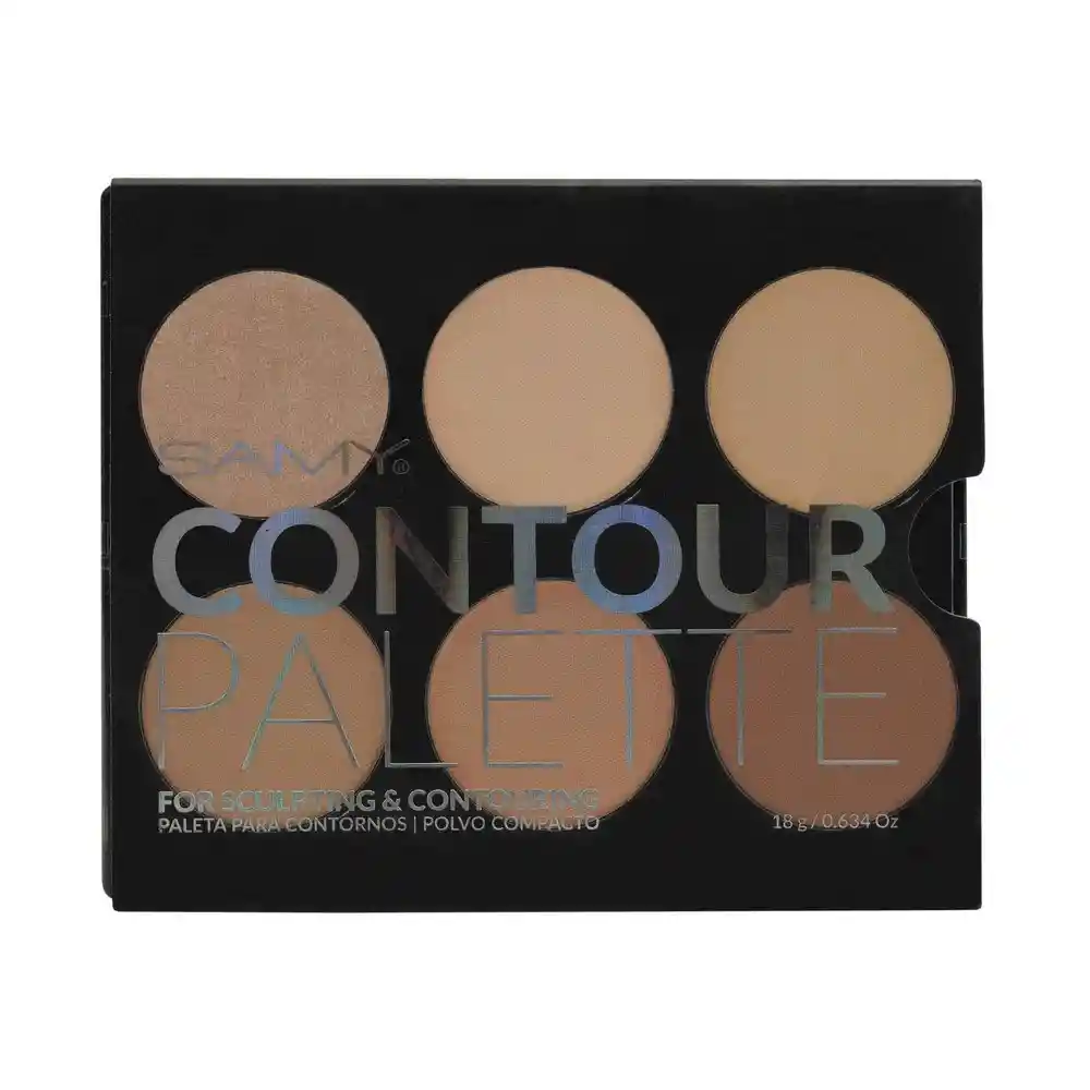 Paleta Para Contornos Compacta 6 Colores