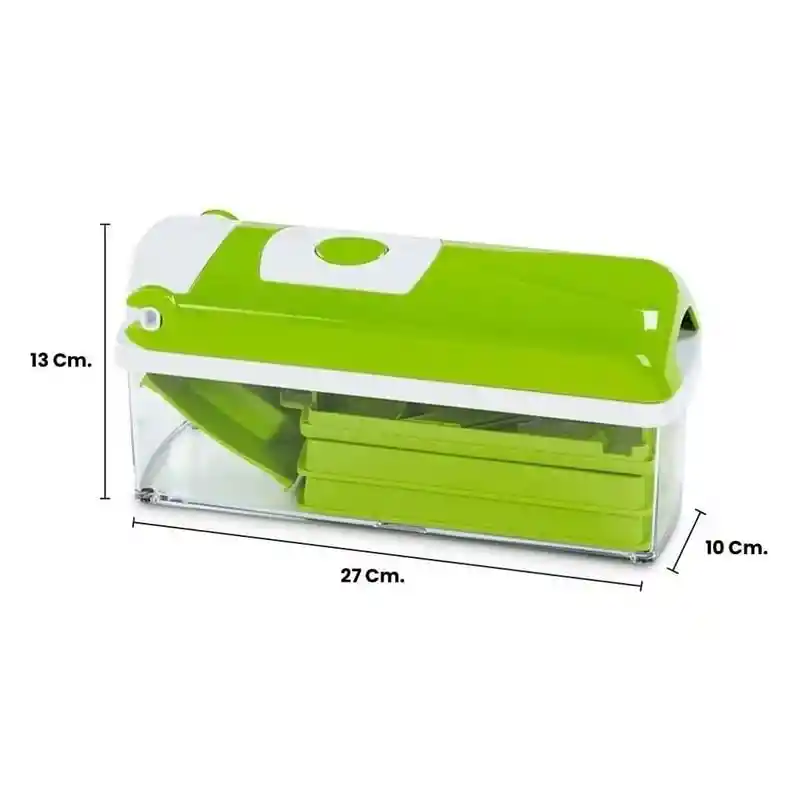 Picador Frutas Verduras Vegetales Rallador Cortador Multiuso Promotodo