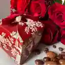 Oferta! Ramo De 12 Rosas Rojas Y Cajita De Bombones