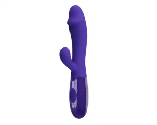 Vibrador Blue Doble Estimulación Usb