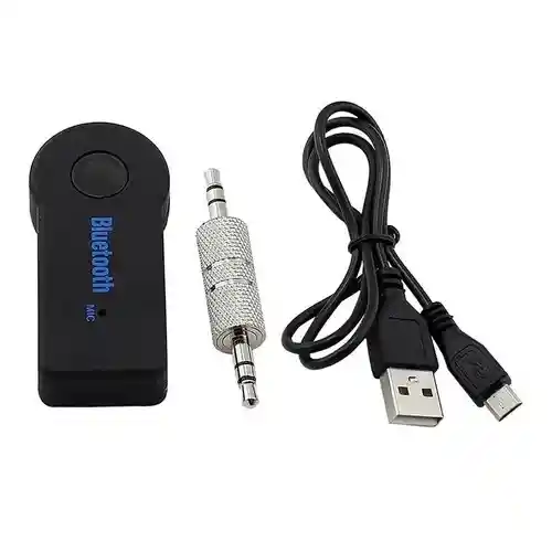 Receptor Inalambrico Bluetooth Auto Recargable Manos Libres