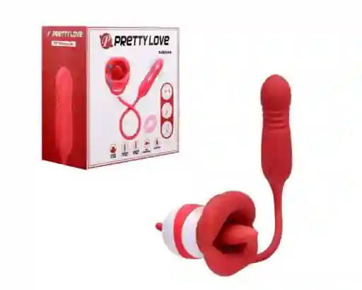 Vibrador 3 En 1 Lamer, Empujar Y Vibrar Ashlynn