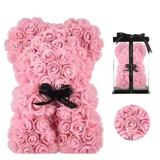 Oso De Rosas Rosado