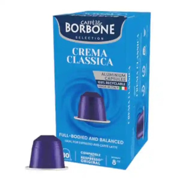 Cápsulas De Café Crema Classica 30 Unids. Borbone
