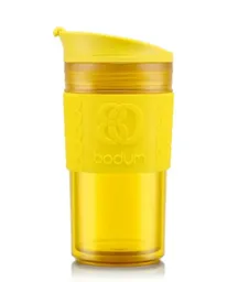 Mug Amarillo Para Café Bodum Doble Pared 350 Ml.