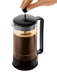 Cafetera Prensa Francesa Bodum De Vidrio 1 Lt Negra