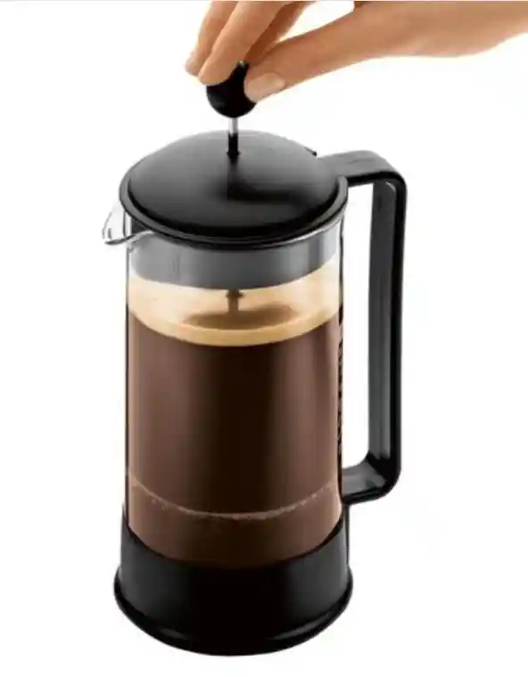 Cafetera Prensa Francesa Bodum De Vidrio 1 Lt Negra
