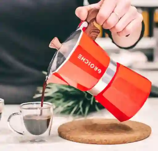 Cafetera Milano Para 3 Tazas 150 Ml Roja