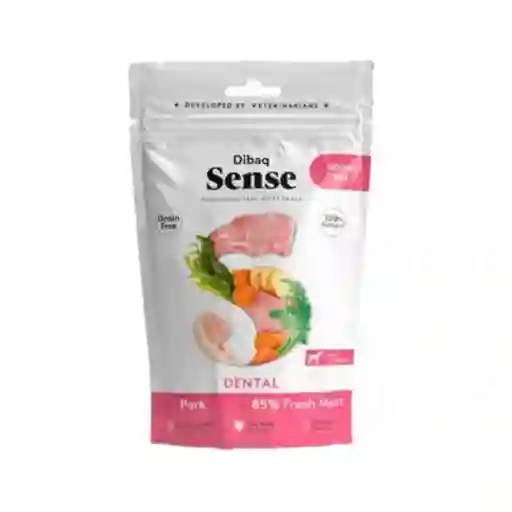 Sense, Snack Dental, Sabor Cerdo, Para Perros (100g)