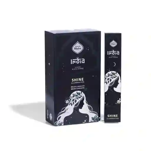 Box Sahumerio Varilla India Black Brillar 12 Unidades - Sagrada Madre