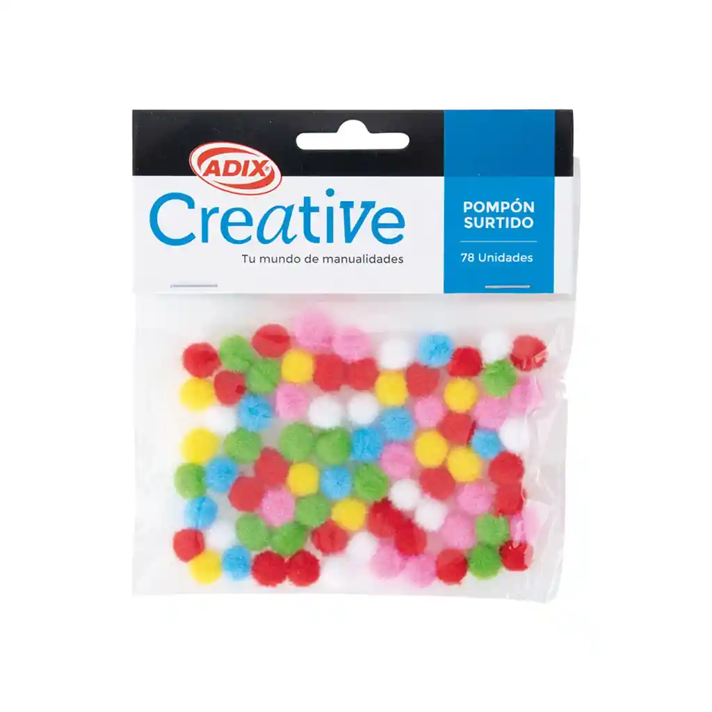 Pompones Surtidos Hasta 1.5cms