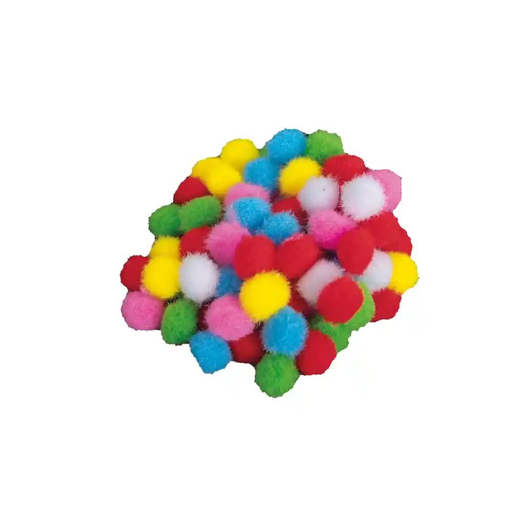 Pompones Surtidos Hasta 1.5cms