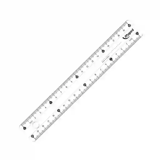 Regla Plastica Esencial Maped 20cm