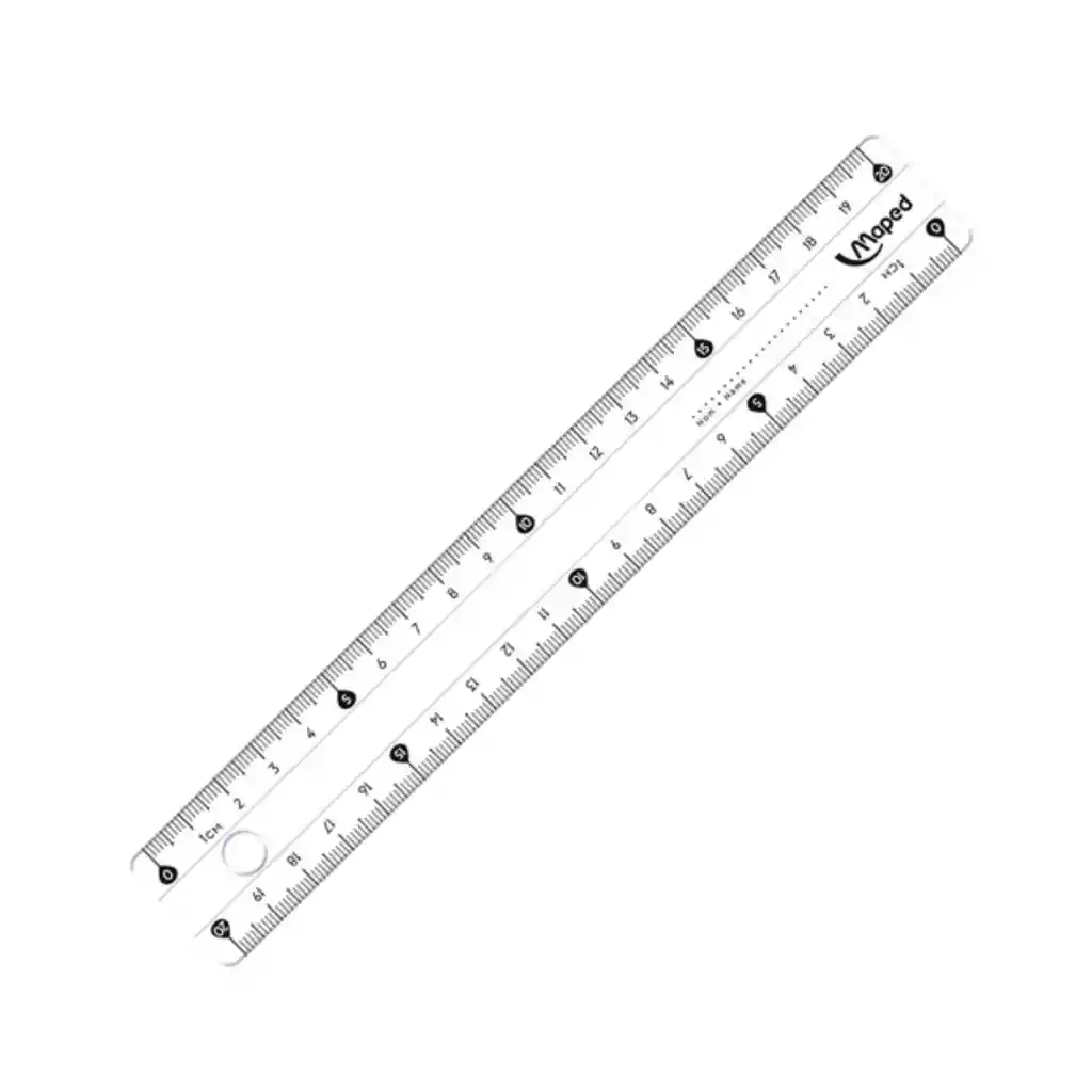 Regla Plastica Esencial Maped 20cm