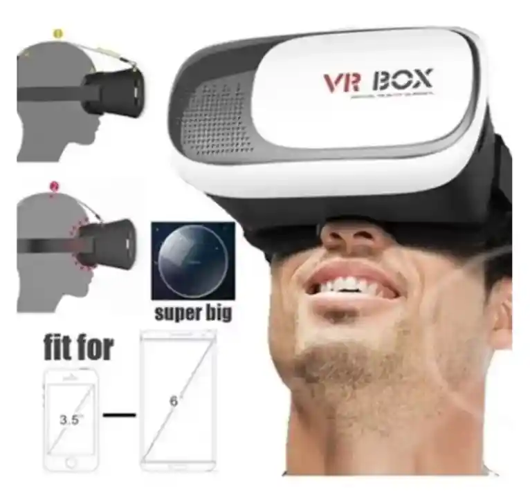 Lentes Realidad Virtual 3d Gafas Vr 360° Celular Smartphone