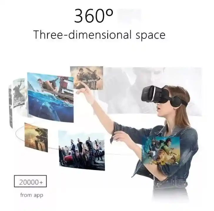 Lentes Realidad Virtual 3d Gafas Vr 360° Celular Smartphone