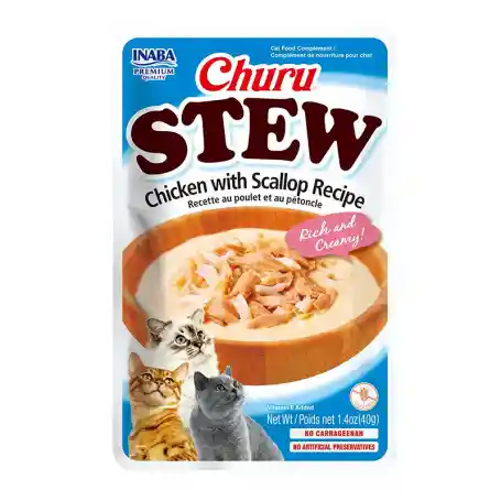 Churu Stew Chicken Scallop 40g