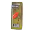 Spinner Silstar 7g 7,5cms #3 Bell Spring Naranja Con Puntos Negros Reverso Plateado