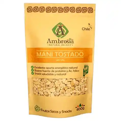 Maní Tostado Sin Sal 400g - Ambrosia