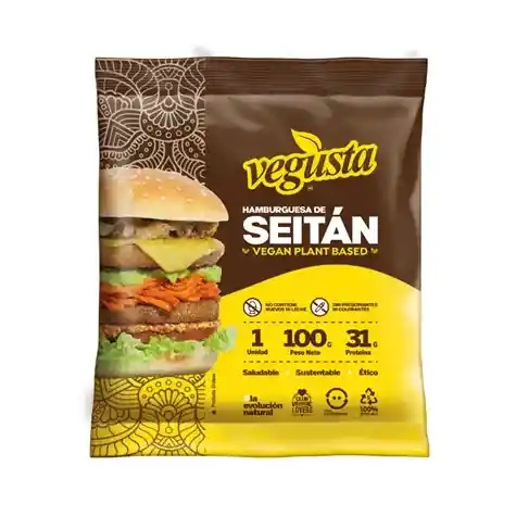 Hamburguesa Seitán 100g - Vegusta
