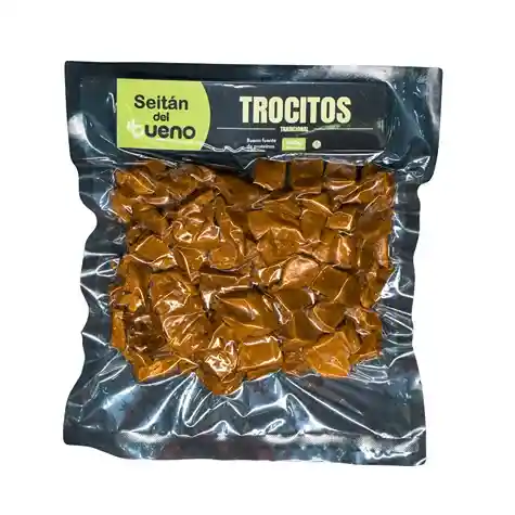 Seitán Trocitos Tradicional 500g - Del Bueno