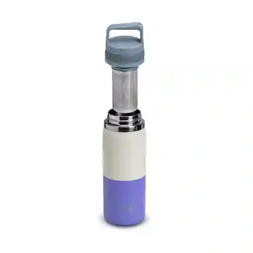 Botella Infusora Bicolor Purpura/blanco