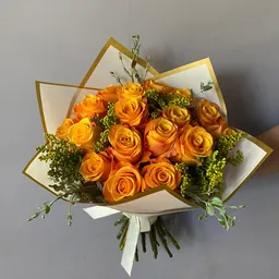 Rosa Naranja 18 Unidades