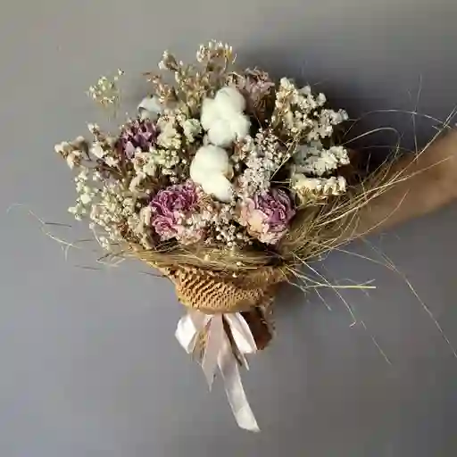 Ramo Mediano De Flores Secas