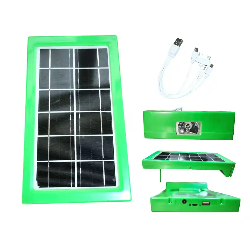 Ampolleta Con Panel Solar Outdoor