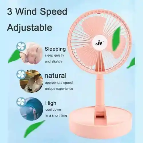 Ventilador Portatil Usb Silencioso Potente Mesa Escritorio