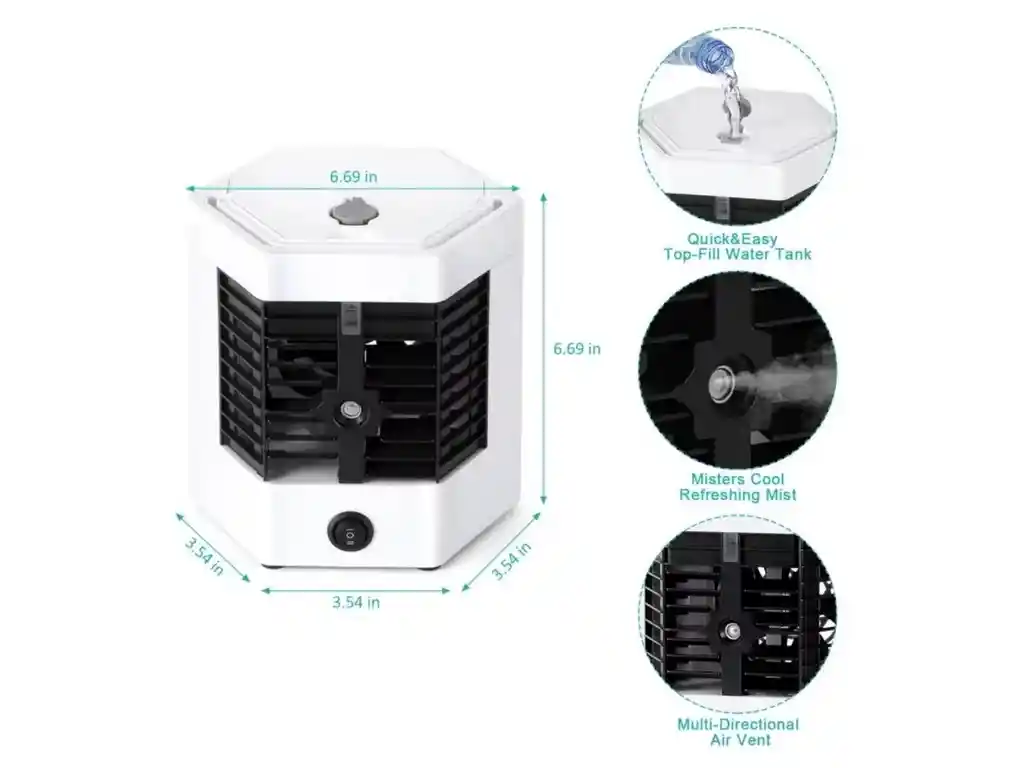 Mini Aire Acondicionado Enfriador Portatil Bajo Consumo Irm