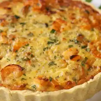 Quiche Keto Cebolla Camaron