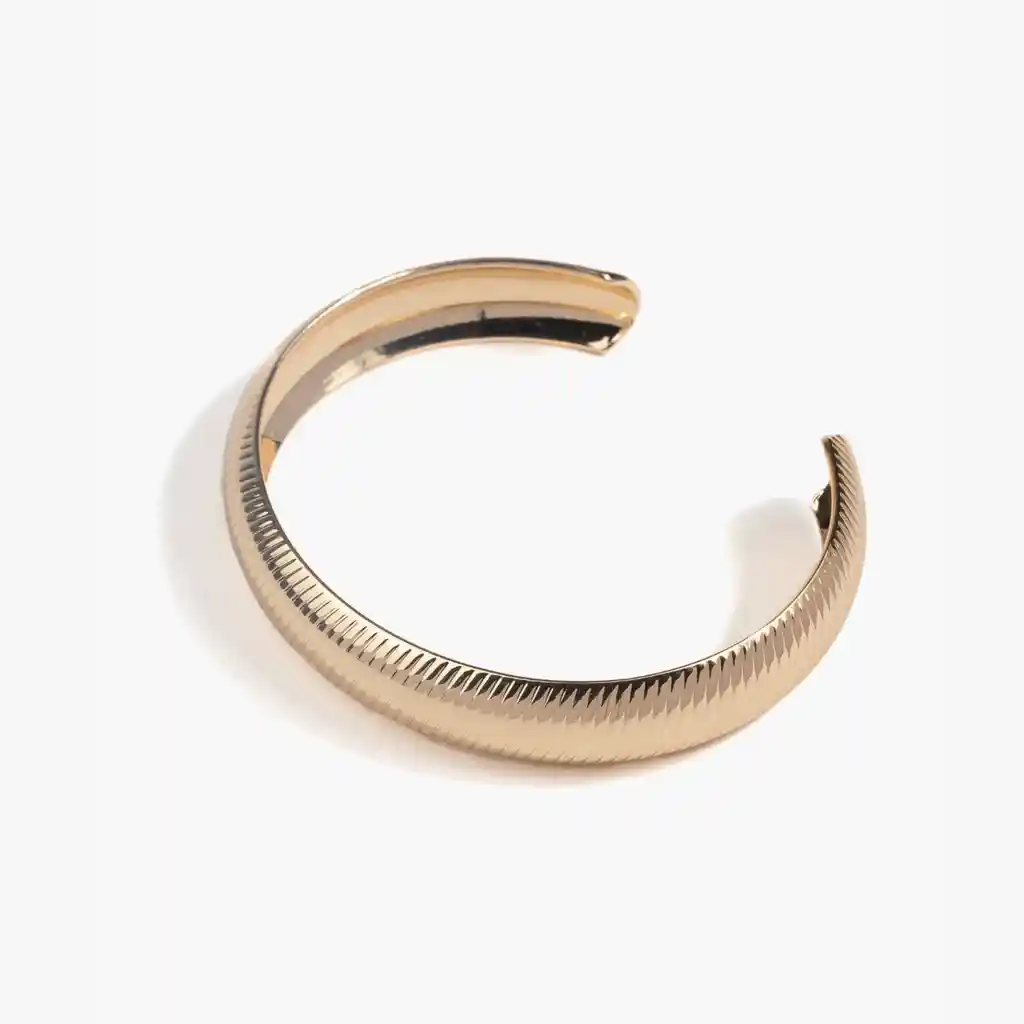 Esclava Mujer Texturada Dorado