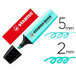 Destacador Stabilo Boss Pastel Toque Turquesa
