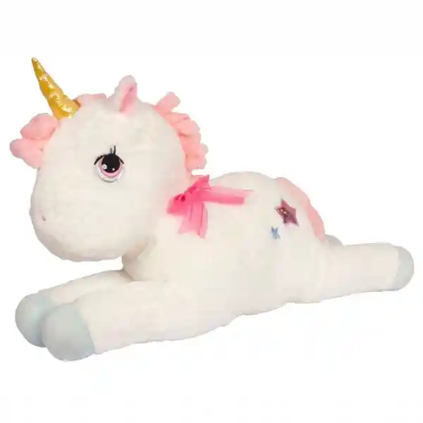 Peluche Unicornio Acostado 60x24cm