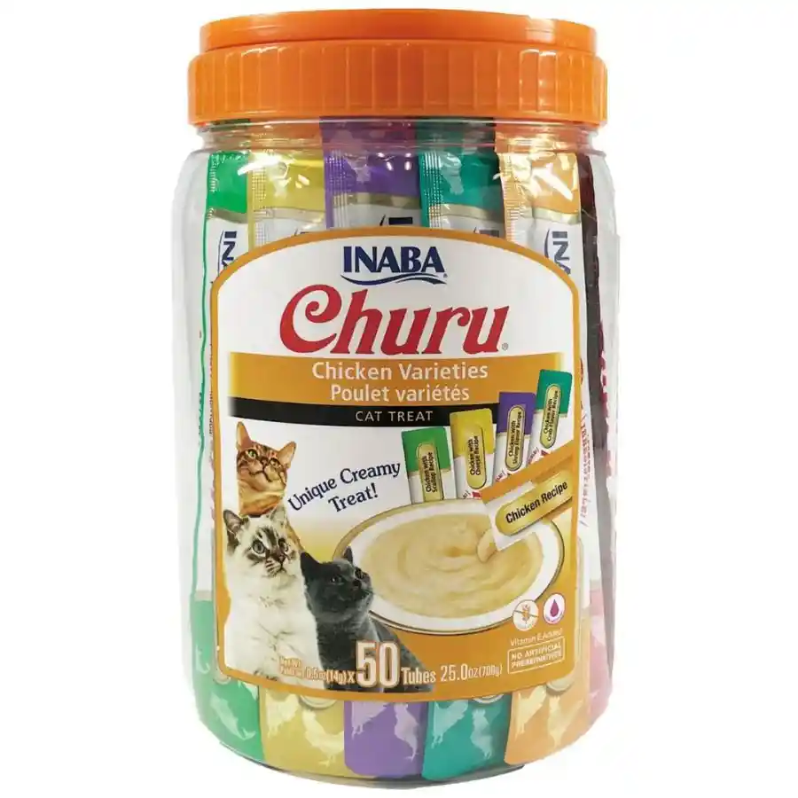 Churu Variedades Pollo 50p Para Gato