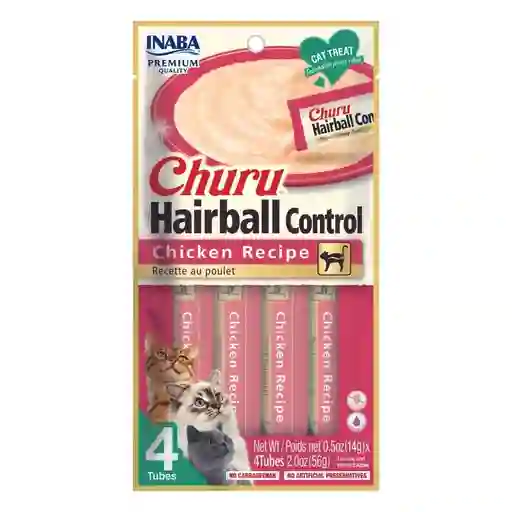 Churu Receta De Pollo Con Control De Bolas De Pelo Para Gatos