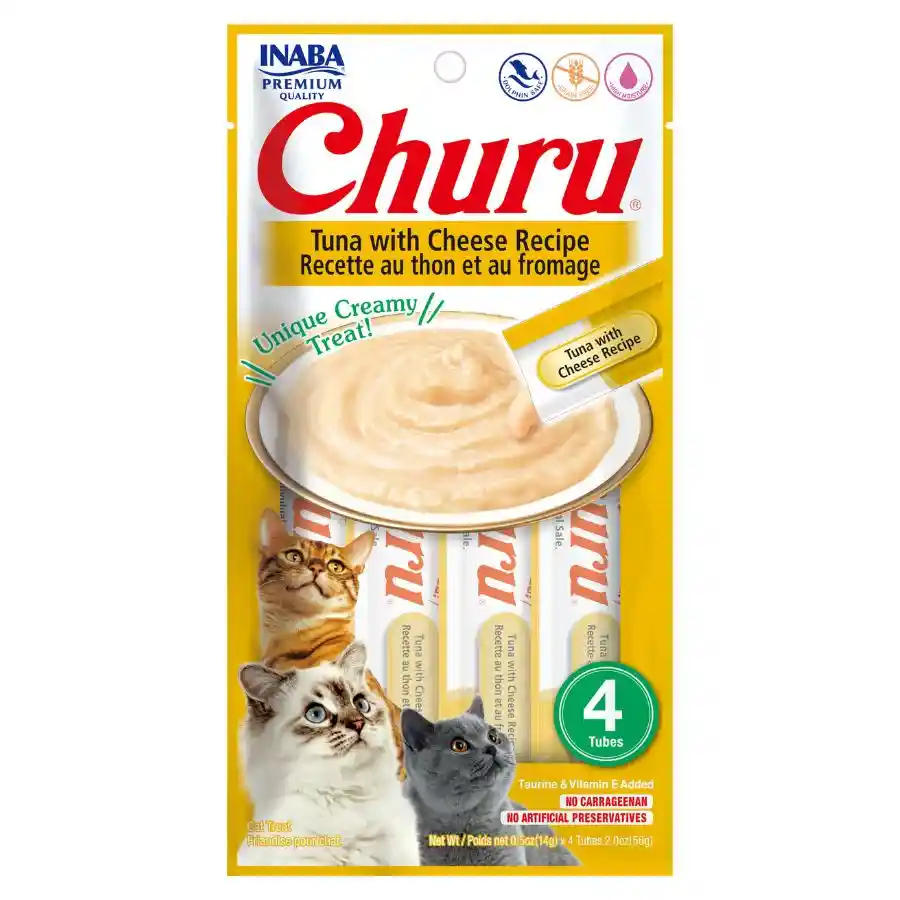 Churu Para Gatos Atún/queso 190 Gr