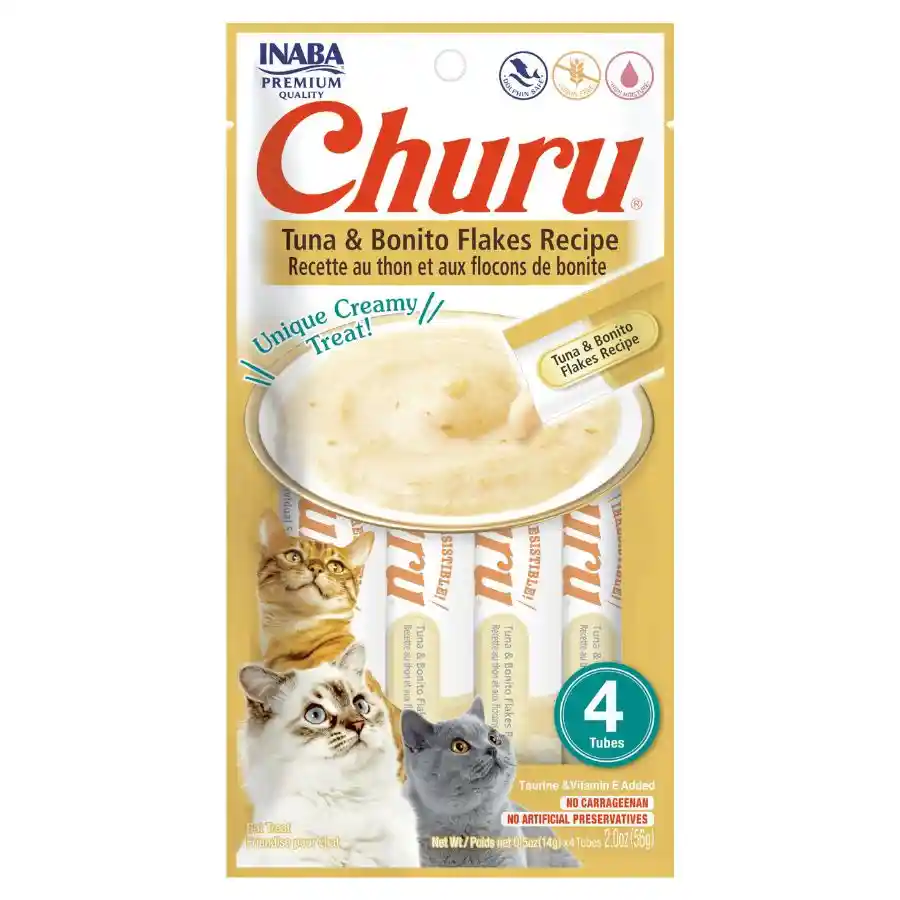 Churu Para Gatos Atún/bonito 190 Gr