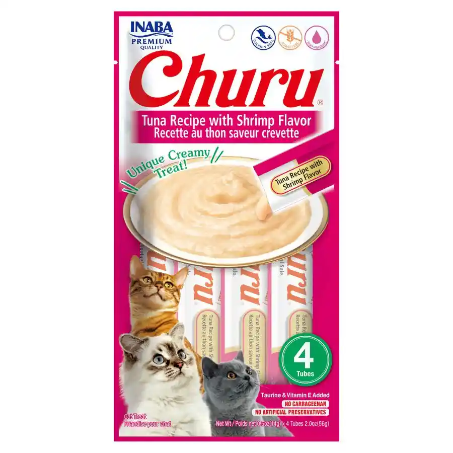 Churu Para Gatos Atún/camarón 190 Gr