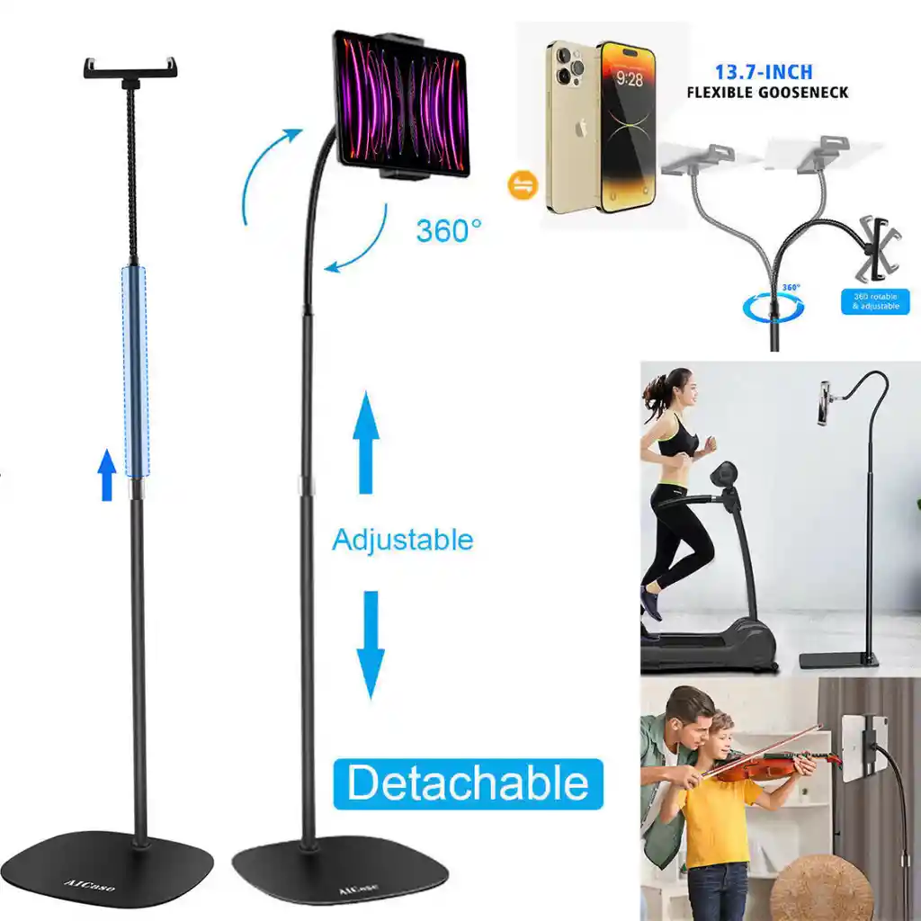 Soporte Para Tablet Y Y Ipad De Piso Tripode Ajustable