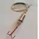 Spinner Silstar 7g 7cms #3 Bell Spring Azul, Dorado Y Rojo Sobre Escamado Plateado Reverso Plateado