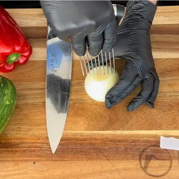 Guía Para Corte De Carne Y Verduras De Acero Inoxidable Ranty